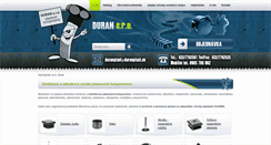 Desktop Screenshot of duranplast.sk