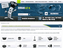 Tablet Screenshot of duranplast.sk